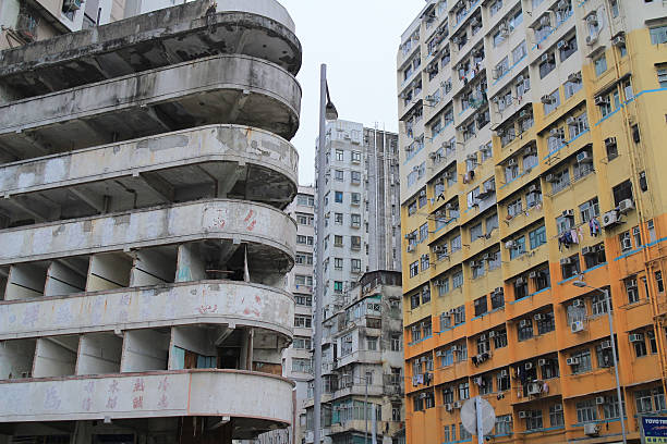 istock old apartment at sham Shui Po 625842390