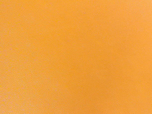 istock The surface of orange vinyl fabric 625850850