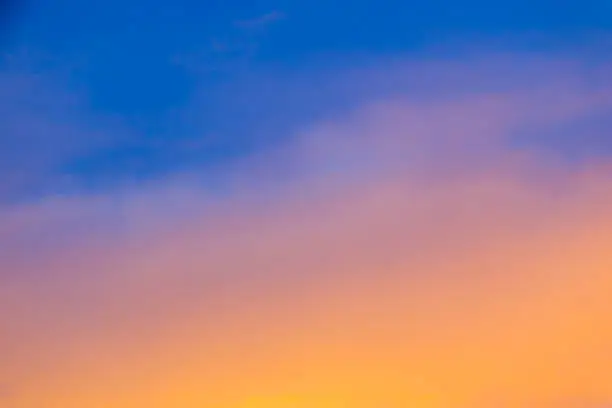 Photo of Blurred Sky During Sunset - Gradient Background