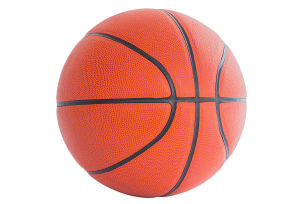 istock Basketball isolated on a white background 625860158
