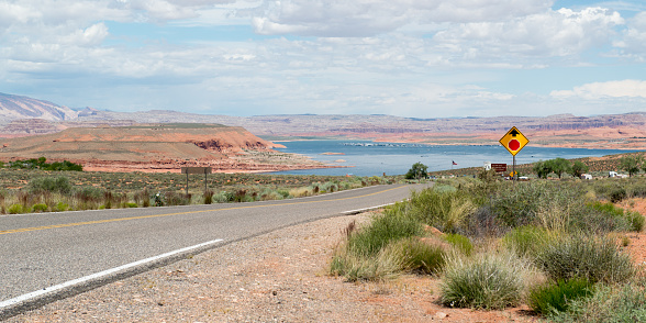 Halls Crossing, Lake Powell, Utah - On the way to the ferry