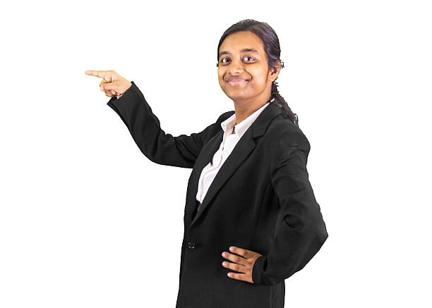 istock Young professional woman pointing her finger 625860302