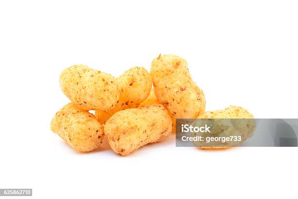 Peanut Puffs Stock Photo - Download Image Now - Allergy, Appetizer, Crunchy