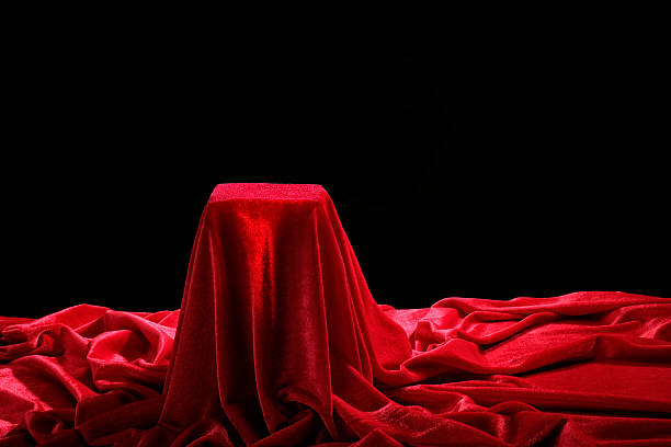 istock red velvet pedestal 625863450