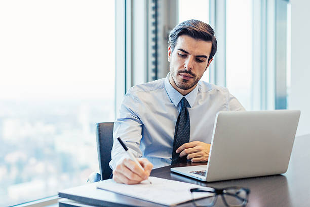 Businessman in the office