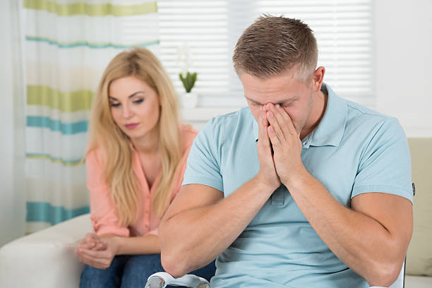 istock Unhappy Couple Having Argument At Home 625876992