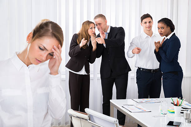 Stressed Female Colleague In Office