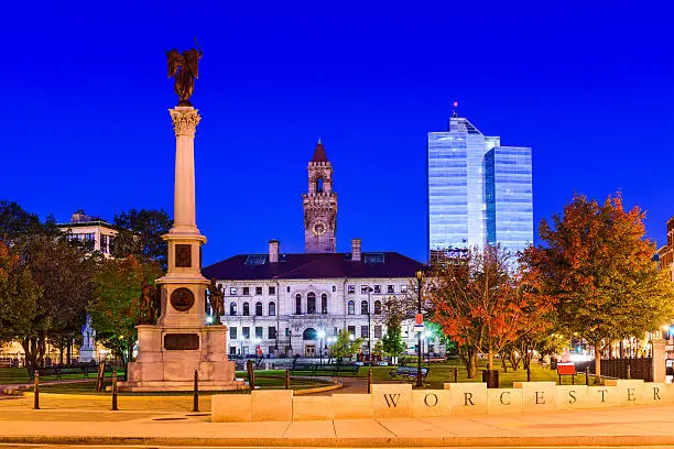 Photo of Worcester Commons in Massachusetts