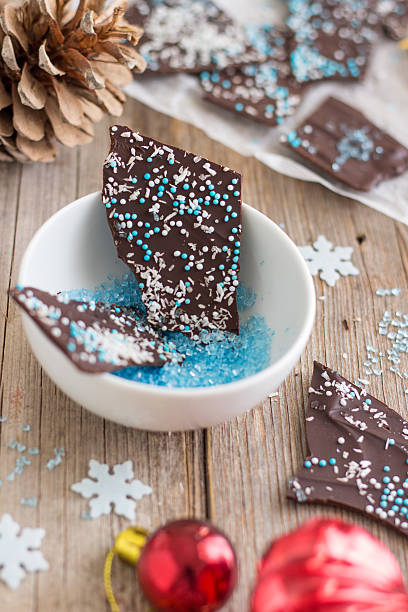 istock Homemade Chocolate Christmas Bark 625887930