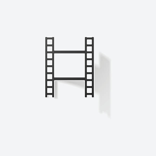 istock Sticker paper products realistic element design illustration reel of film 625891464