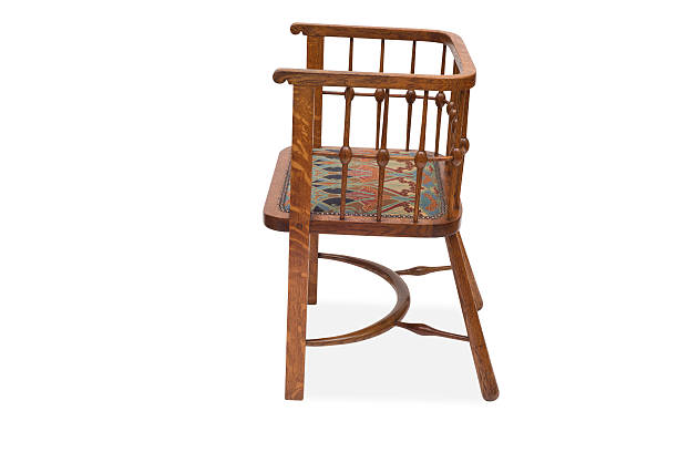 istock Side View of an Antique Dining Chair 625892360