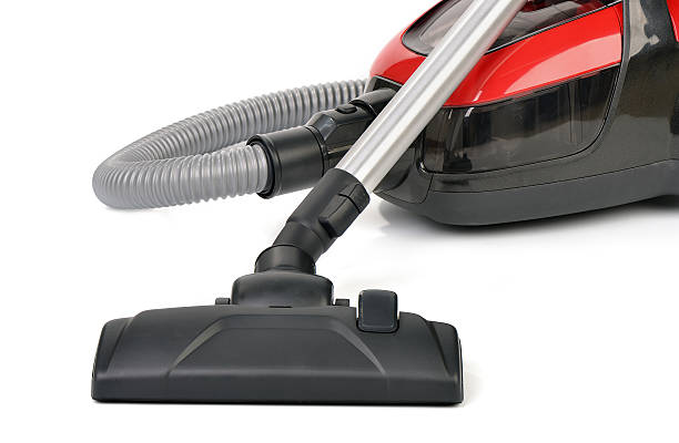 istock Close up vacuum cleaner on white background 625894152