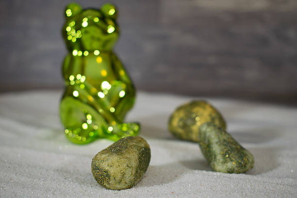 Feng Shui Money Frog at dark background