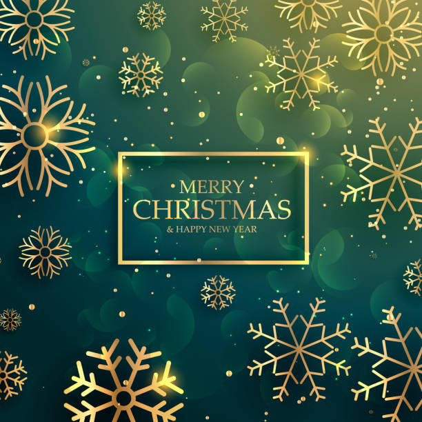 istock beautiful premium golden snowflakes background for merry christm 625903896