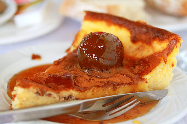istock traditional portuguese cake with plam 625906888