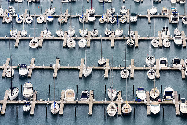 Westhaven Marina in Central Auckland, New Zealand