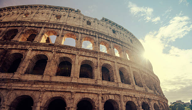istock Colosseum in warm tones 625909892
