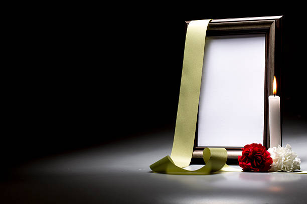 istock blank mourning frame for sympathy card 625910884