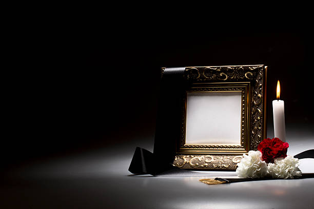 istock blank mourning frame for sympathy card 625913344