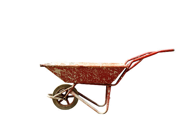 istock Industrial wheelbarrow isolated, with clipping path 625915692