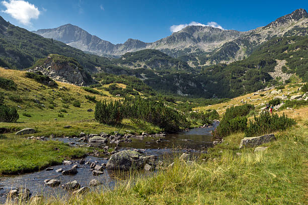 istock Landscape with Banderishki Chukar Peak and mountain river, Pirin Mountain 625916848