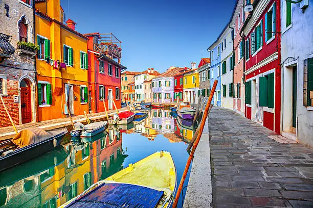 Photo of Burano, Venice Italy