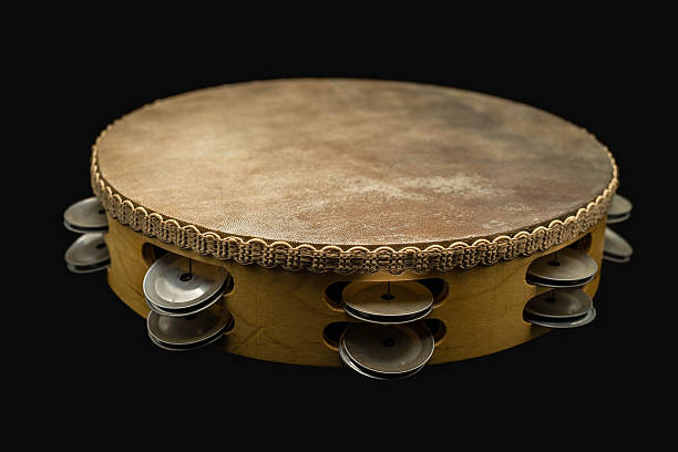 pandereta, instrumento de percusión culter de oriente medio - frame drum fotografías e imágenes de stock