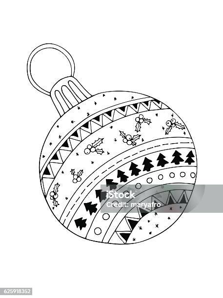 Christmas Handdrawn Decorative Elements In Vector Stock Illustration - Download Image Now