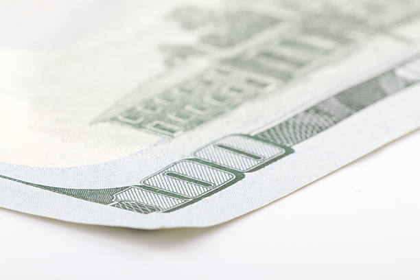 istock Macro close up of the US dollar bill. 625918424