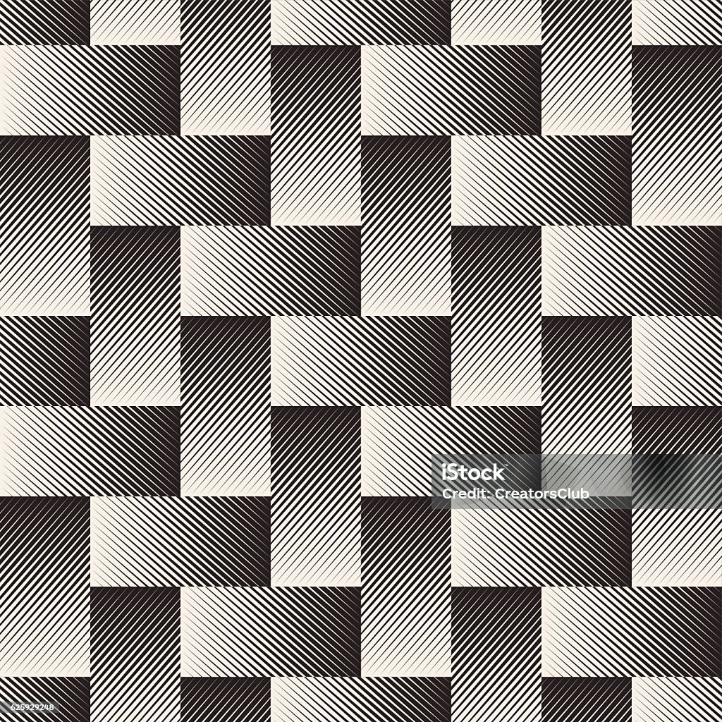 Rectangular Engraving Patterns Vector Seamless Black And White Rectangle Engraving Lines Geometric ...