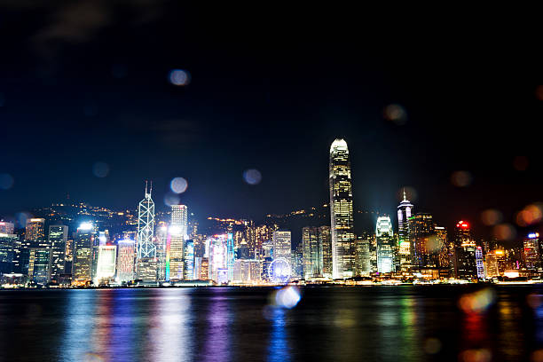 istock Hong Kong and Victoria Harbor at night 625935010