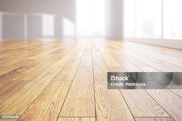 Light Wooden Floor Closeup Stock Photo - Download Image Now - Flooring, Parquet Floor, Home Interior