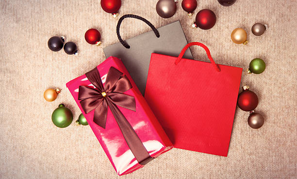istock Christmas gifts and baubles 625936856