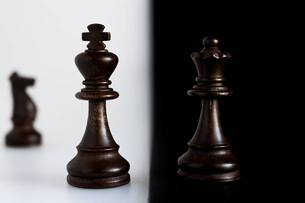 istock Chess photographed on a chessboard 625940772