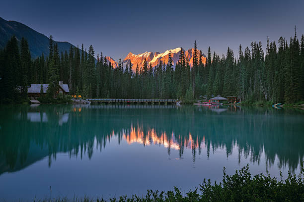 istock Emerald Lake at sunrise hour 625942508