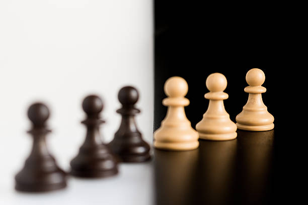 istock Chess photographed on a chessboard 625943044