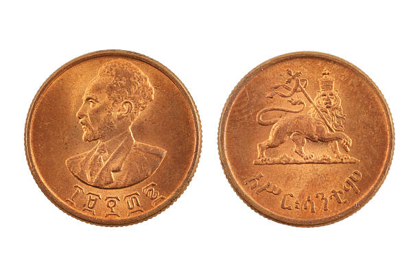 istock Ethiopian Coin Isolated 625945634