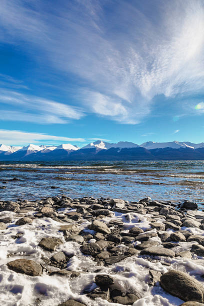 Lago Fagnano em Tierra Del Fuego, Argentina - foto de acervo