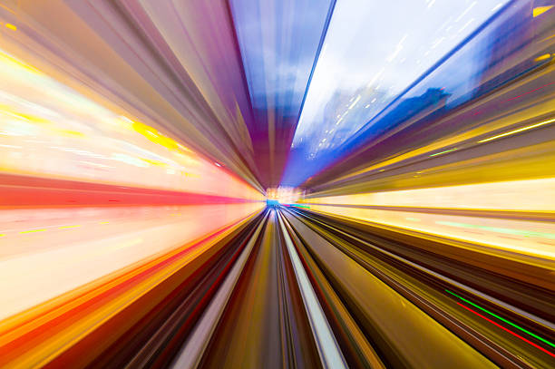 istock Speed motion in urban highway road tunnel 625946452