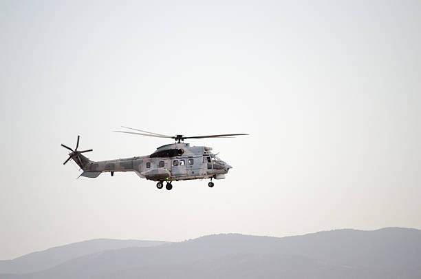 istock Eurocopter AS 332 super puma rescue 625953250