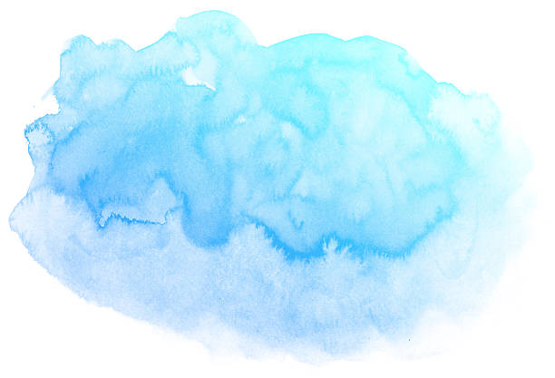 istock Abstract blue watercolor background. 625953760