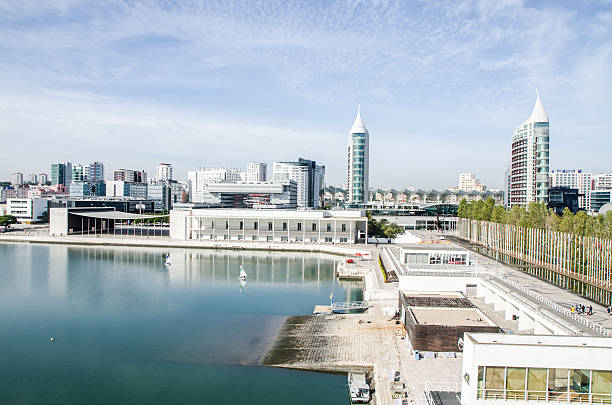 istock Park of nations seen from above in a cable car 625954704