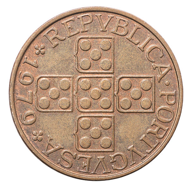 istock old Portuguese escudo coin 625956820