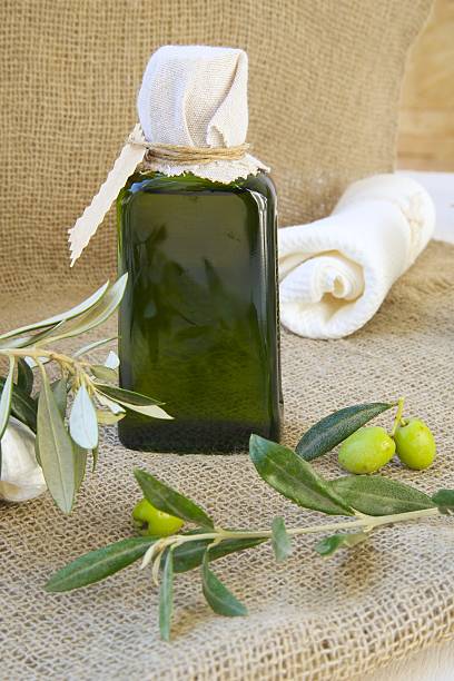 istock Bottle of extra virgin olive oil. 625960748