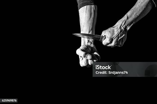 Suicide Man Want To Commit Suicide Stock Photo - Download Image Now - Cutting, Wound, Abuse