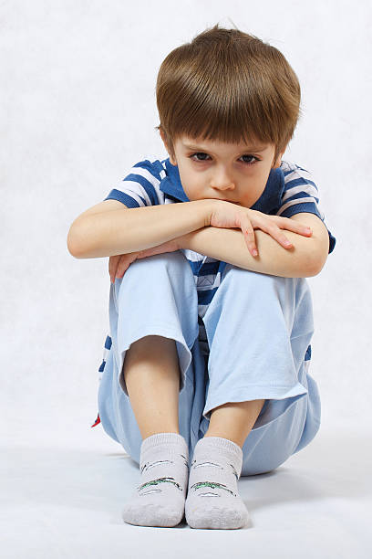 istock Sad boy of six years old. 625970934