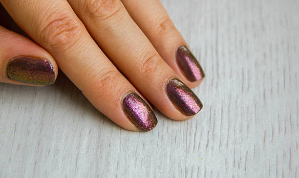 istock Very beautiful red nails close up. 625972592