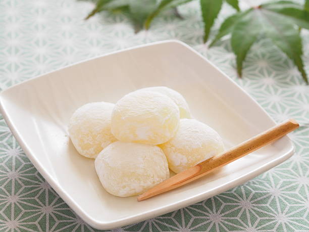 japanese sweets kibidango japanese sweets kibidango okayama prefecture stock pictures, royalty-free photos & images
