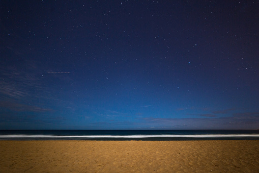 View from Narrabeen Beach at night