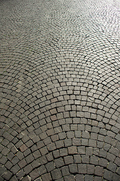 Urban paving cobblestones